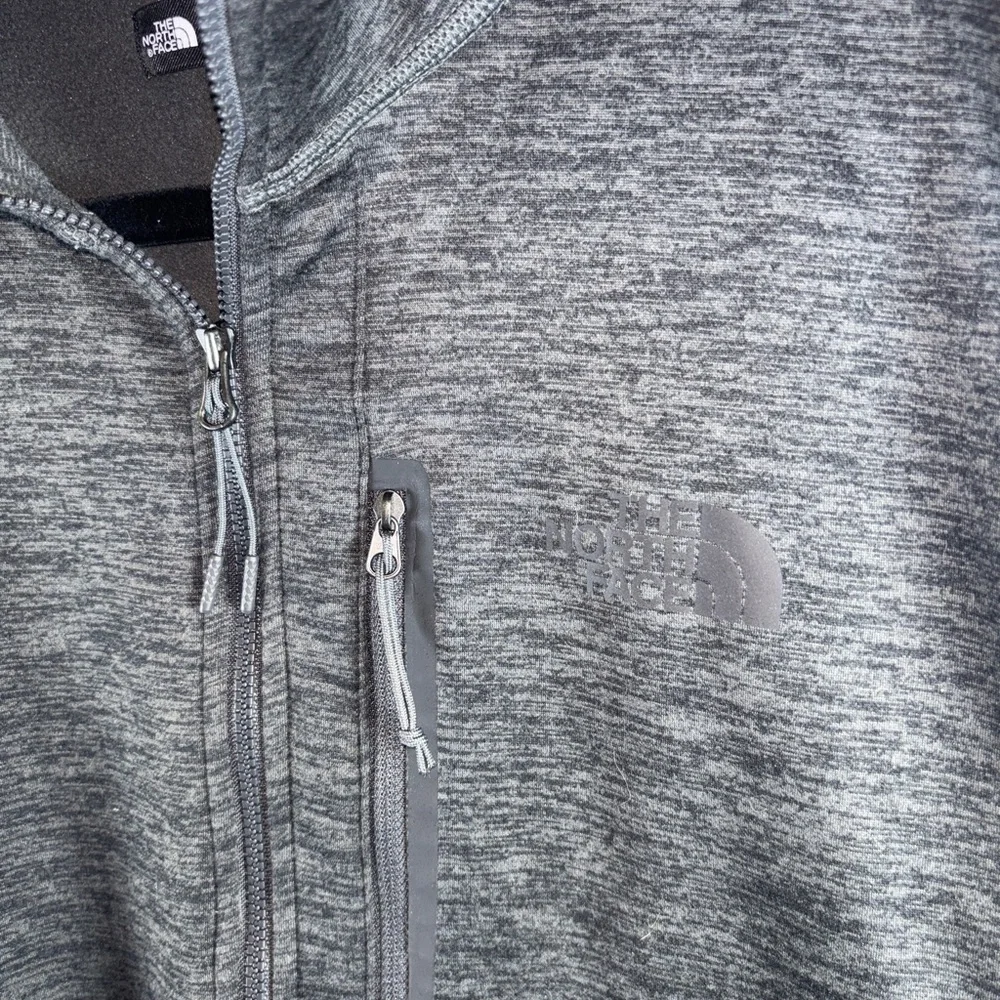 The North Face fleece Men's charcoal canyonlands Quarter-Zip shirt